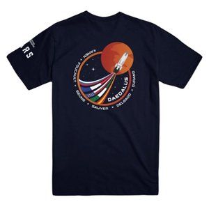 National Geographic Mars Daedalus T-shirt Size S